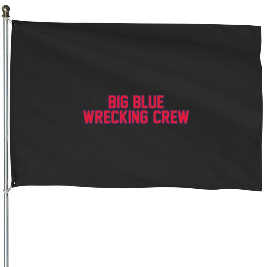 Discover Big Blue Wrecking Crew House Flags
