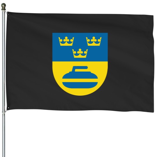 Discover Sweden Curling House Flags