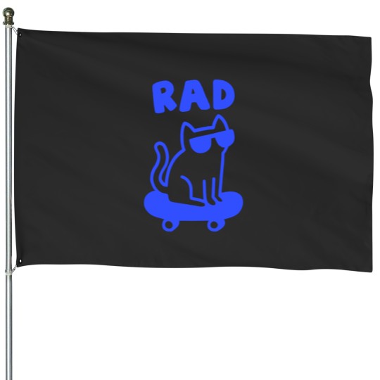 Discover RAD CAT House Flags