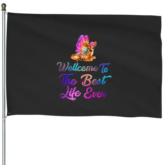 Discover House Flag - Be3st Life Ever - JW Arts and Crafts