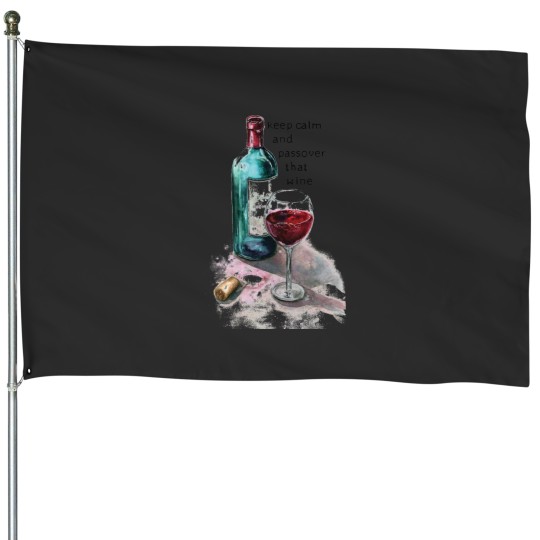 Discover Keep Calm and Passover that , funny, Remain, gift, Lovers House Flags