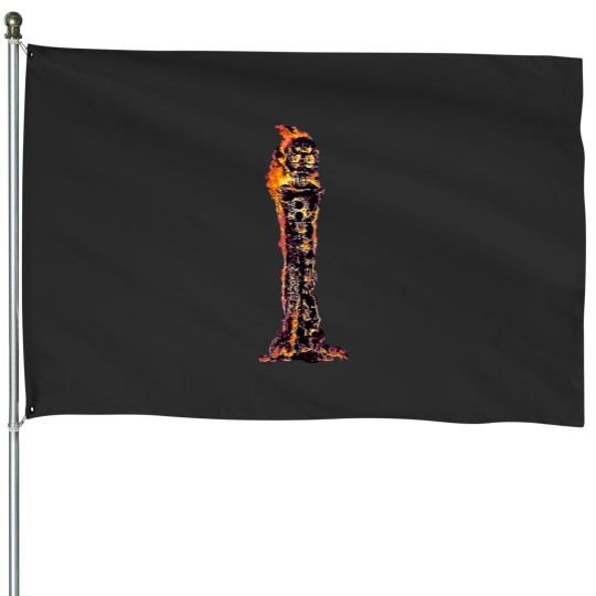 Discover Zozobra tower House Flags