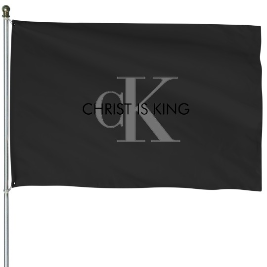 Discover Jesus Christ is King House Flags