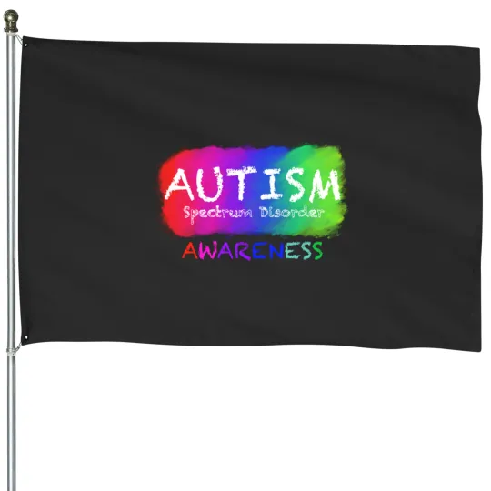 Discover Autism Awareness 2022 House Flags