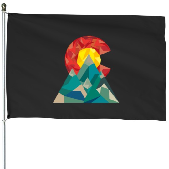 Discover Colorado Geo House Flags