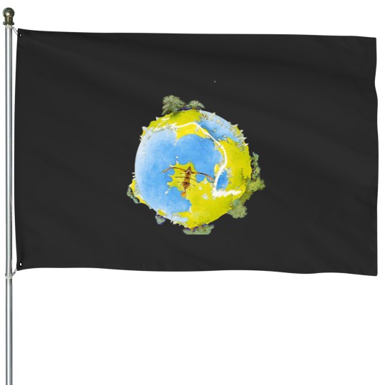 Discover Yes Fragile Progressive House Flags
