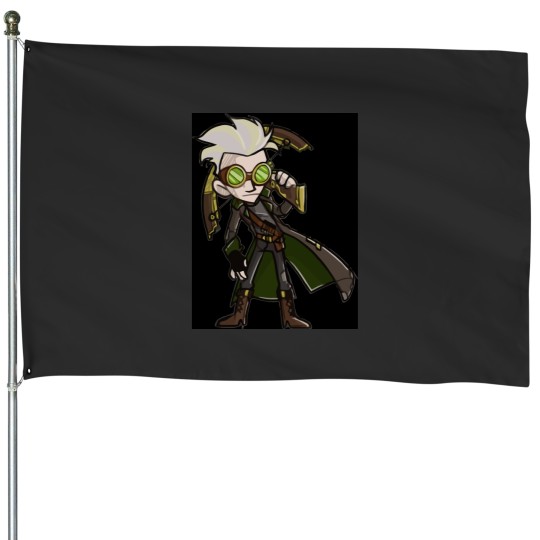 Discover Rusty Quill Gaming House Flags