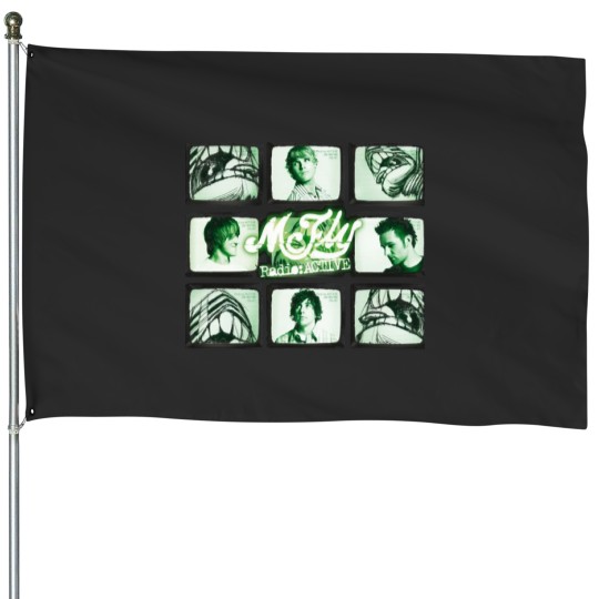 Discover Birthday Gift Love Mcfly Bad Influence Vintage Photograp House Flags