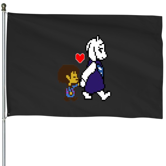 Discover Undertale Games - Toriel _amp_ Frisk Helping Hand House Flags