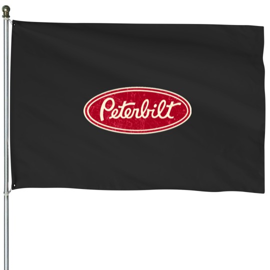 Discover Peterbilts Truck Racing Vintage House Flags