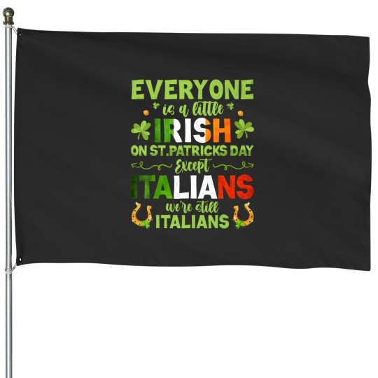 Discover italy irish flag shamrock ireland st patricks day italian t House Flags