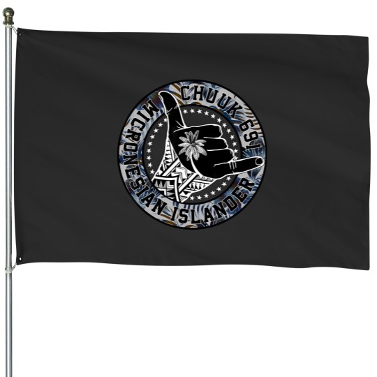 Discover micronesian chuuk islander t House Flags