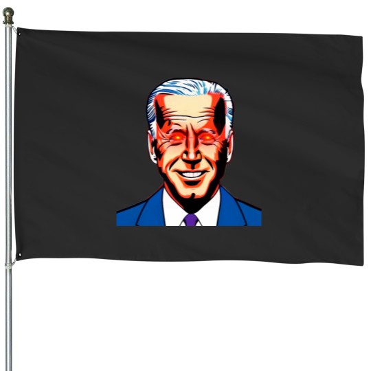 Discover DARK Brandonss             MEMES Joe Bidenss laser 2024 House Flags