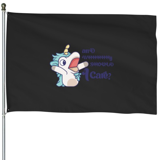 Discover Why Should I Care Unicorse Blue Dog Shirt House Flags