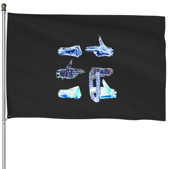 Discover Run The Jewels Style House Flag