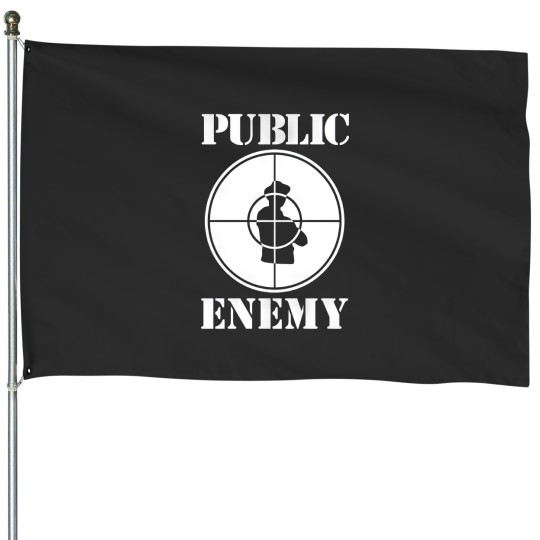Discover Public Enemy Logo House Flags