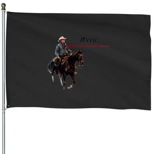 Discover 12 Golden Country Greats Ween Gift Fan House Flags