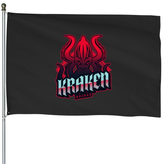 Discover Kraken Hockey Logo House Flags