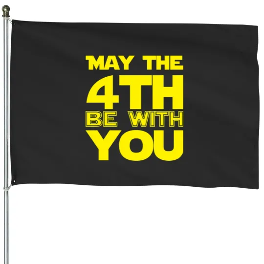 Discover May The 4th Be With You(4) House Flags