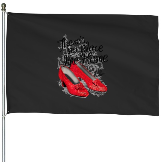 Discover The Wizard Of Oz Ruby Slippers House Flags