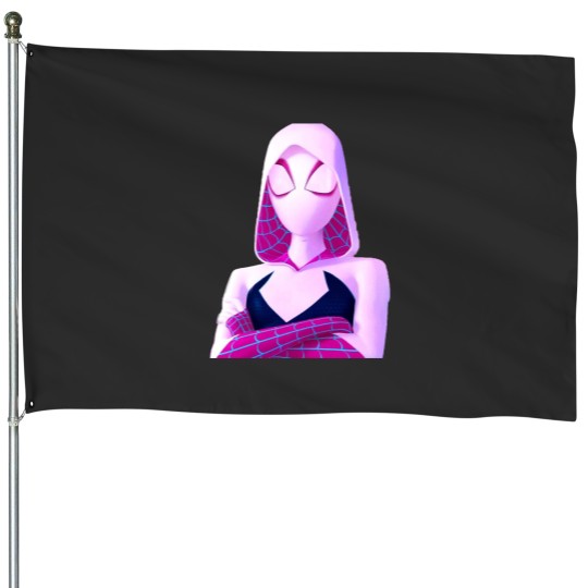 Discover Spider Gwen House Flags