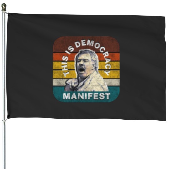 Discover Democracy Manifest (4) House Flags