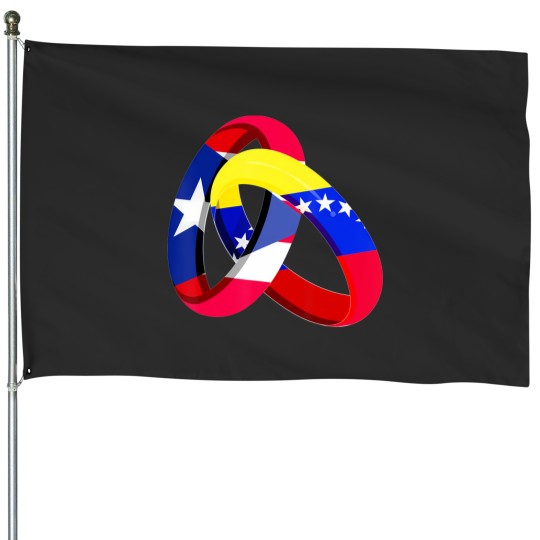 Discover puerto rico flag venezuela grown ring marriage wedding t House Flags