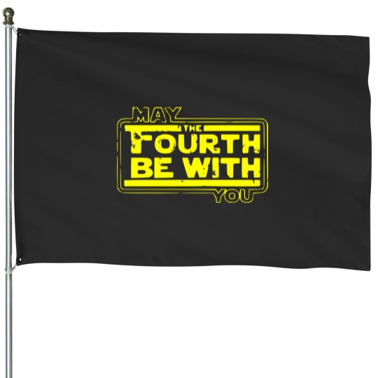 Discover May The Fourth Be With You, May the 4th House Flags