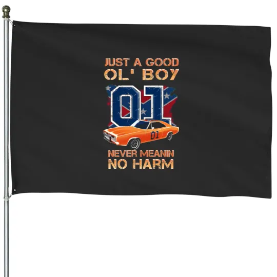 Discover Good ol boy School Dukes of Hazzard 210 House Flags