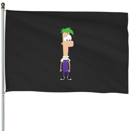 Discover Ferb Sticker2 House Flags