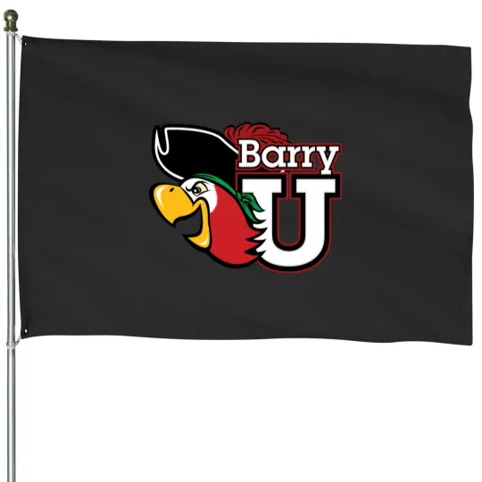 Discover Barry University logo House Flags