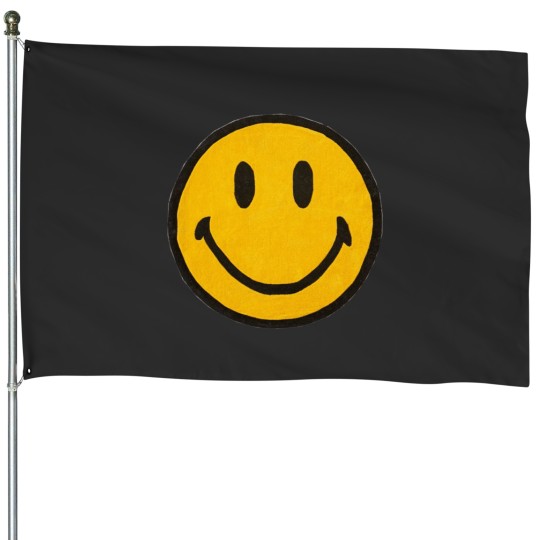 Discover Smiley Face House Flags