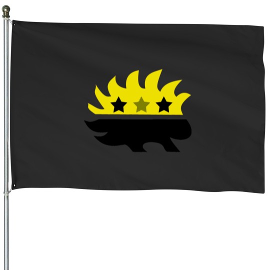 Discover Libertarian Porcupine House Flags