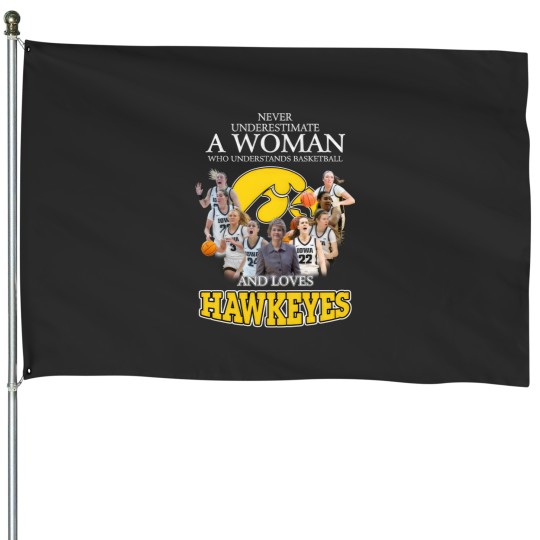 Discover Vintage Caitlin Clark Iowa Women's House Flags
