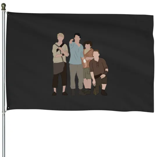 Discover Thomas Brodie-Sangster Dylan O'Brien Will Poulter Blake Cooper House Flags
