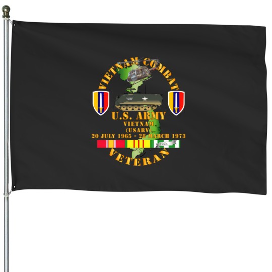 Discover Vietnam Combat Veteran House Flags