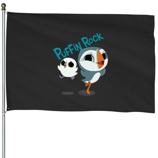 Discover puffin rock House Flags