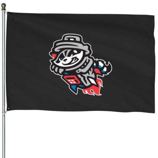Discover Rocket0 City Trash Pandas Active House Flags