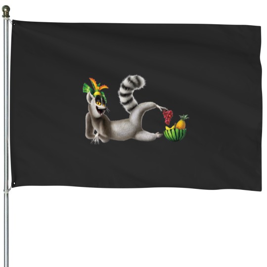 Discover king julien Active House Flags