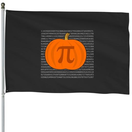 Discover Pi Day Pumpkin Pie Math Pie Digits Halloween Thanksgiving House Flags