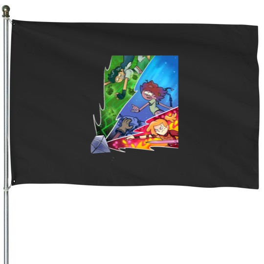 Discover Diamond Fall House Flags