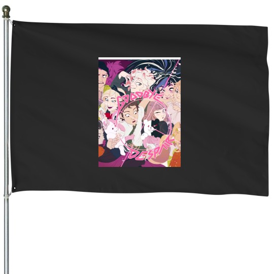 Discover Danganronpa Goodbye Despair Graphic House Flags