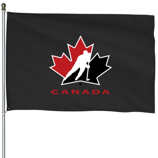 Discover Canada sport hockey House Flags