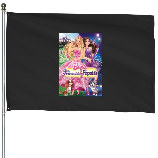 Discover BarbieThe Princess amp the Popstar House Flags