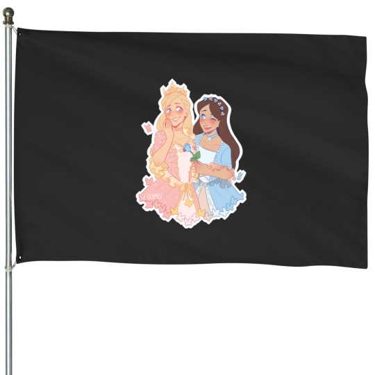 Discover BarbiePrincess and the Pauper House Flags
