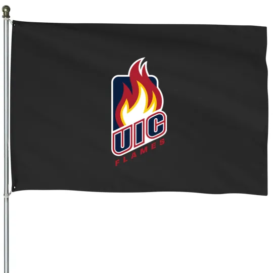 Discover The University of Illinois Chicago (UIC) Flames House Flags