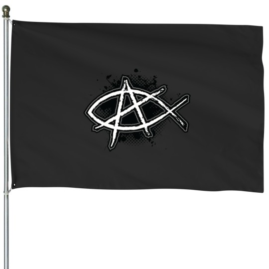 Discover Christian Anarchy House Flags