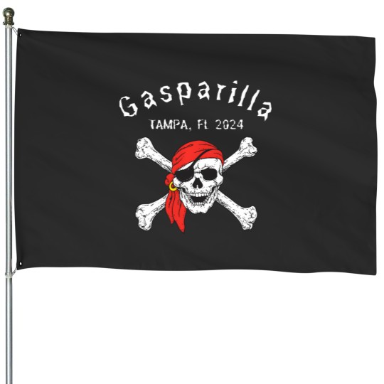 Discover gasparilla 2024 priate festival tampa fl souvenir House Flags