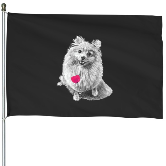 Discover I Come Bring Flower House Flags