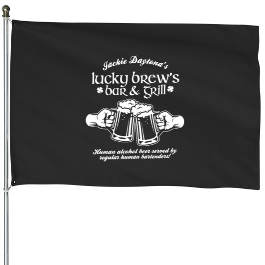 Discover Lucky Brew's Bar Grill Jackie Daytona House Flags